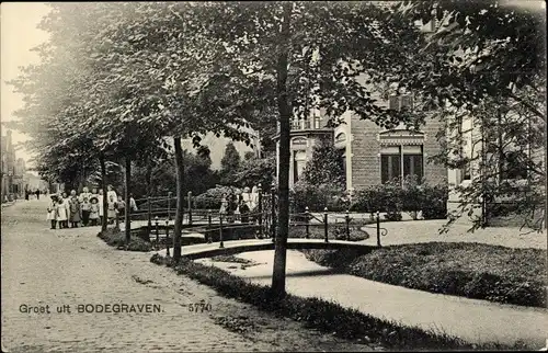 Ak Bodegraven Südholland, Straßenpartie
