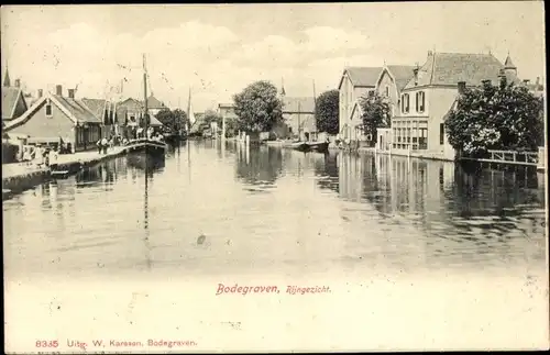 Ak Bodegraven Südholland, Rheinblick