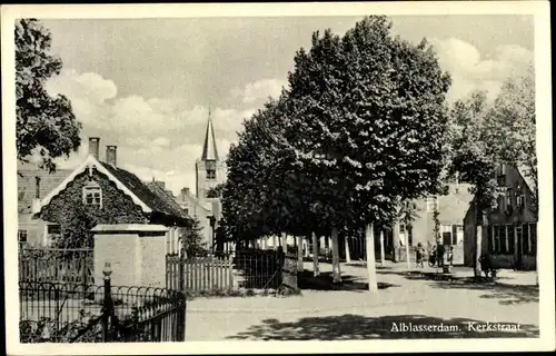 Ak Alblasserdam Südholland, Kerkstraat