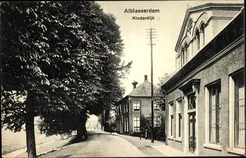 Ak Alblasserdam Südholland, Kinderdijk