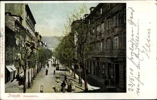 Ak Triest Trieste Friuli Venezia Giulia, Acquedotto