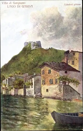 Ak Gargnano Lago di Garda Lombardia, Villa di Gargnano