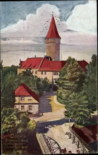 Ak Opole Oppeln Schlesien, Piastenschloss