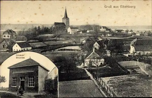 Ak Eltenberg Elten Emmerich am Niederrhein, Drususbrunnen, 25. Regierungsjubiläum Kaiser Wilhelm II