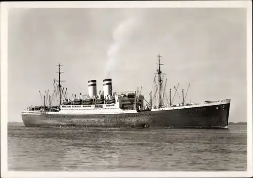 Ak Schnelldampfer Hamburg, HAPAG, Dampfschiff
