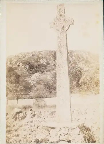 Kabinett Foto Insel Iona Schottland, Maclean's Cross, 1894