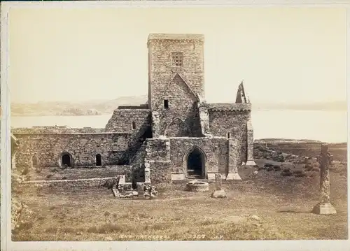 Kabinett Foto Isle of Iona Schottland, Cathedral, 1894