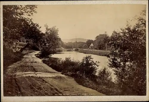 Kabinett Foto Schottland, Partie am Crinan Kanal, 1894