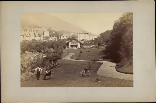 Kabinett Foto Ventnor Isle of Wight England, The Park, 1896