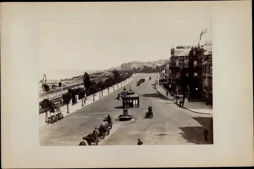 Kabinett Foto Ryde Isle of Wight England, The Esplanade, 1896