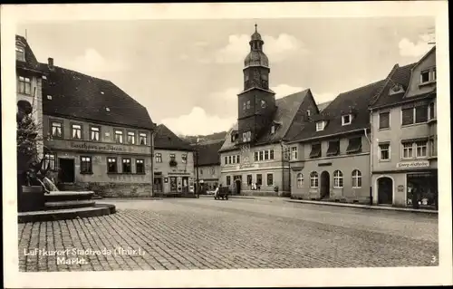 Ak Stadtroda in Thüringen, Markt, Gasthaus zum Bären