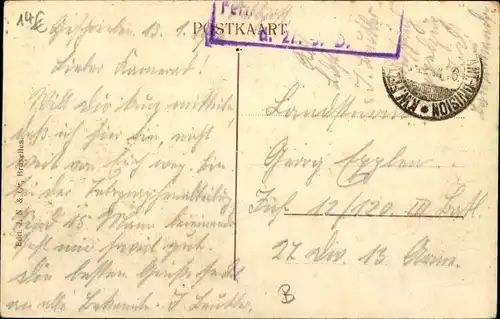 Ak Wervik Wervicq Westflandern, Place de Steenacker