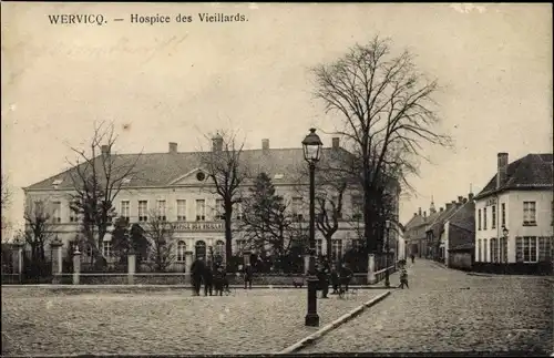 Ak Wervik Wervicq Westflandern, Hospice des Vieillards