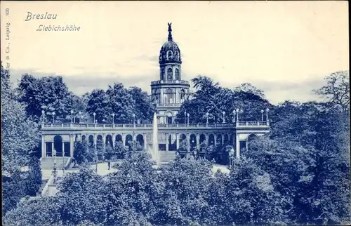 Ak Wrocław Breslau Schlesien, Liebichshöhe