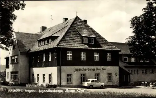 Ak Jöhstadt im Erzgebirge Sachsen, Jugendherberge Bruno Kühn