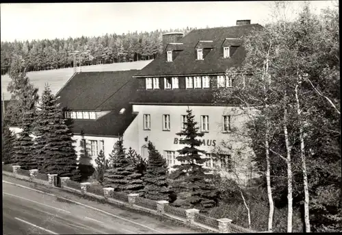 Ak Kühberg Bärenstein Erzgebirge, Berghaus, Ferienheim des VEB Fachbuchverlag Leipzig