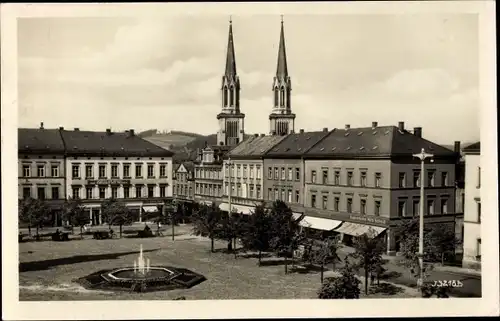 Ak Oelsnitz Vogtland, Markt