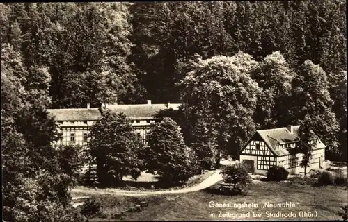 Ak Stadtroda in Thüringen, Zeitzgrund, Genesungsheim Neumühle