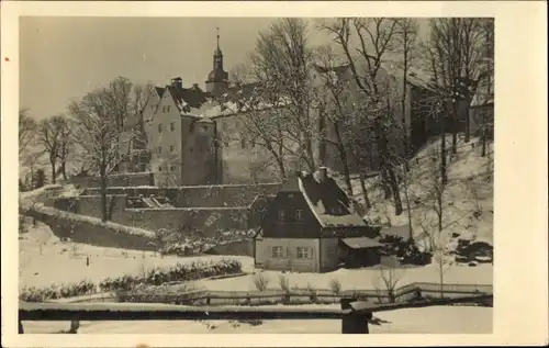 Ak Sayda im Erzgebirge, Schloss, Winter