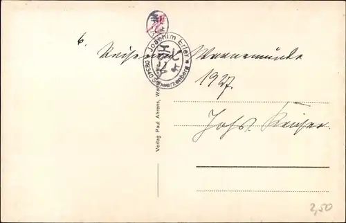 Ak Ostseebad Warnemünde Rostock, Promenade, Panorama