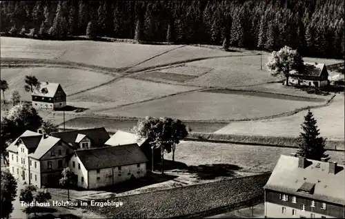 Ak Holzhau Rechenberg Bienenmühle Erzgebirge, Teichhaus