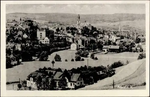 Ak Adorf Vogtland, Gesamtansicht des Ortes mit Umgebung