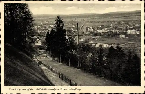 Ak Homburg in der Pfalz Saarland, Autohöhenstraße auf den Schlossberg