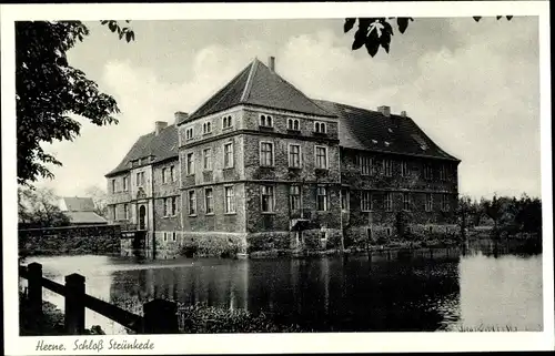 Ak Baukau Herne im Ruhrgebiet Westfalen, Schloss Strünkede