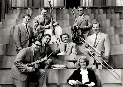 Ak Musiker, Teddy Stauber's Star Band, Trompete, Schlagzeug, Kontrabass