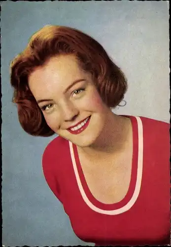 Ak Schauspielerin Romy Schneider, Portrait