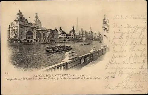 Ak Paris, Exposition de 1900, Pavillon de la Ville de Paris