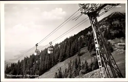 Ak Wallbergbahn Bergstation, Wallberggipfel, Gondeln