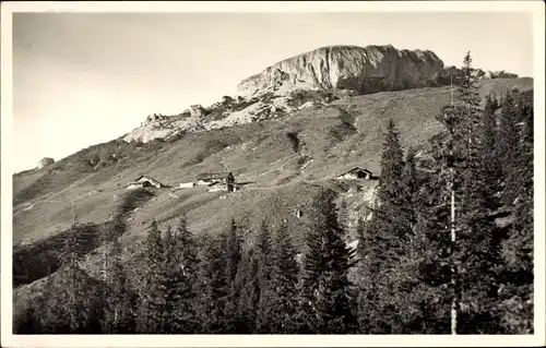 Ak Kleinwalsertal mit Ifenhütte und Hoch Ifen