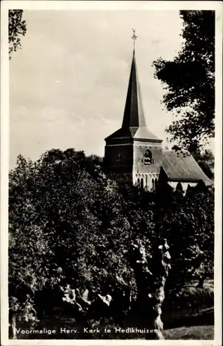 Ak Heusden Nordbrabant Niederlande, Voormalige Herv. Kerk te Hedikhuizen