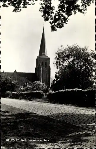 Ak Helvoirt Vught Nordbrabant, Ned. Herv. Kerk