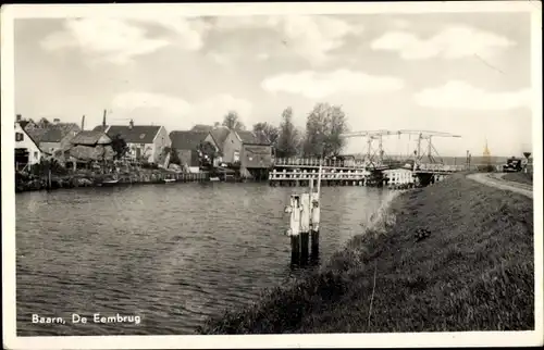 Ak Baarn Utrecht Niederlande, De Eembrug