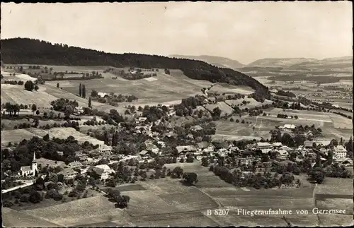 Ak Gerzensee Kanton Bern, Fliegeraufnahme