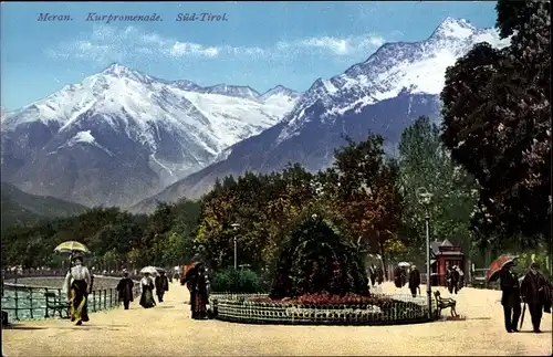 Ak Meran Merano Südtirol, Kurpromenade