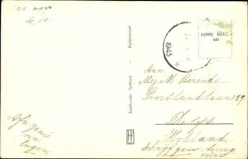 Ak Dedemsvaart Overijssel Niederlande, Gemeentehuis