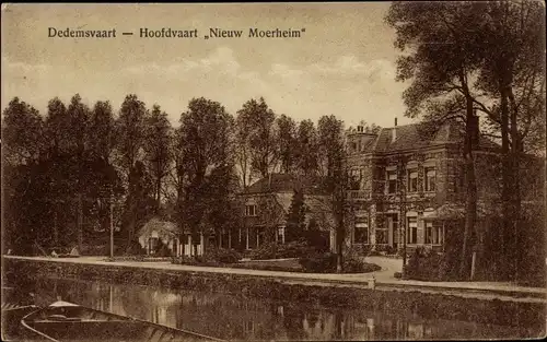 Ak Dedemsvaart Overijssel Niederlande, Hoofdvaart Nieuw Moerheim