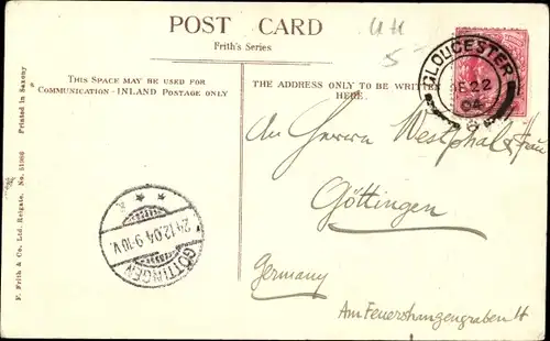 Ak Gloucester South West England, Southgate Street