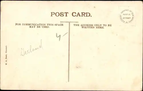 Ak Clonmel Irland, O'Connell Street