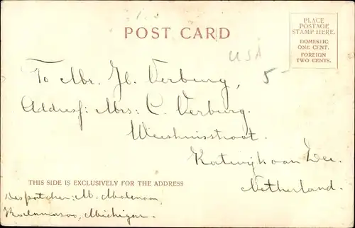 Ak Kalamazoo Michigan USA, Mainstreet, Geschäfte