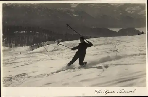 Ak Ski Sport, Telemark, Skiläufer, Winterlandschaft