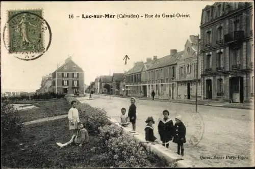 Ak Luc sur Mer Calvados, Rue du Grand Orient