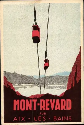 Ak Aix les Bains Savoie, Mont Revard, Seilbahn
