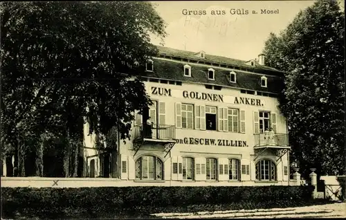 Ak Güls an der Mosel Koblenz am Rhein, Gasthaus zum goldnen Anker