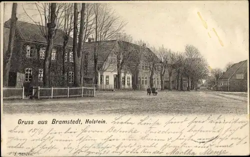 Ak Bad Bramstedt in Holstein, Teilansicht der Ortschaft