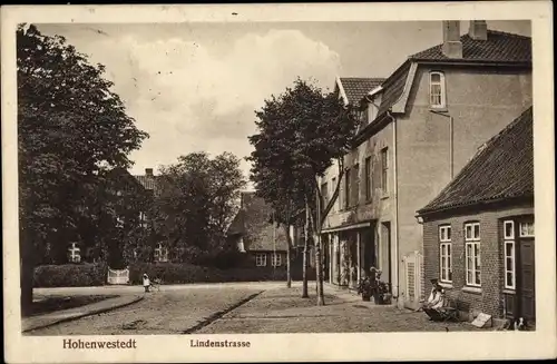 Ak Hohenwestedt in Holstein, Lindenstraße