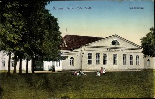 Ak Roda Stadtroda in Thüringen, Schützenhaus